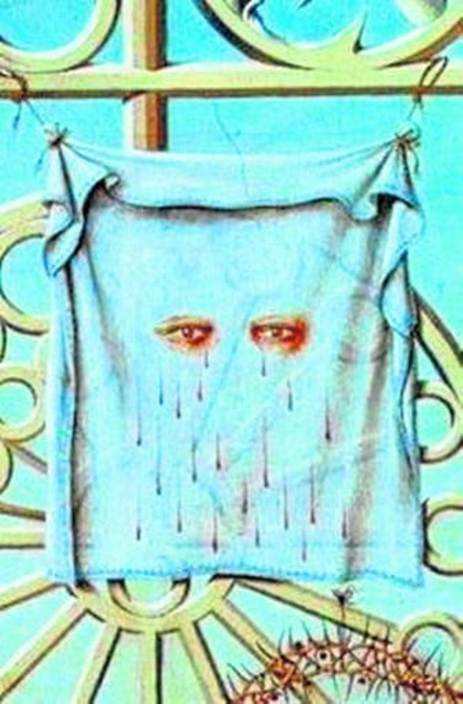 Un detalle de la obra 'Vísperas de Pascua', de Pérez Villalta.