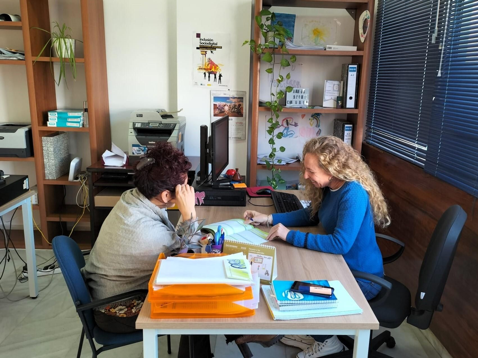 Atención a una usuaria del programa EPES.