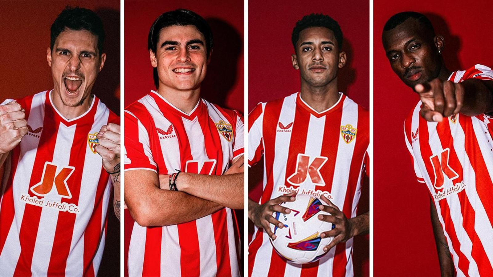 Las cuatro incorporaciones de la UD Almería.