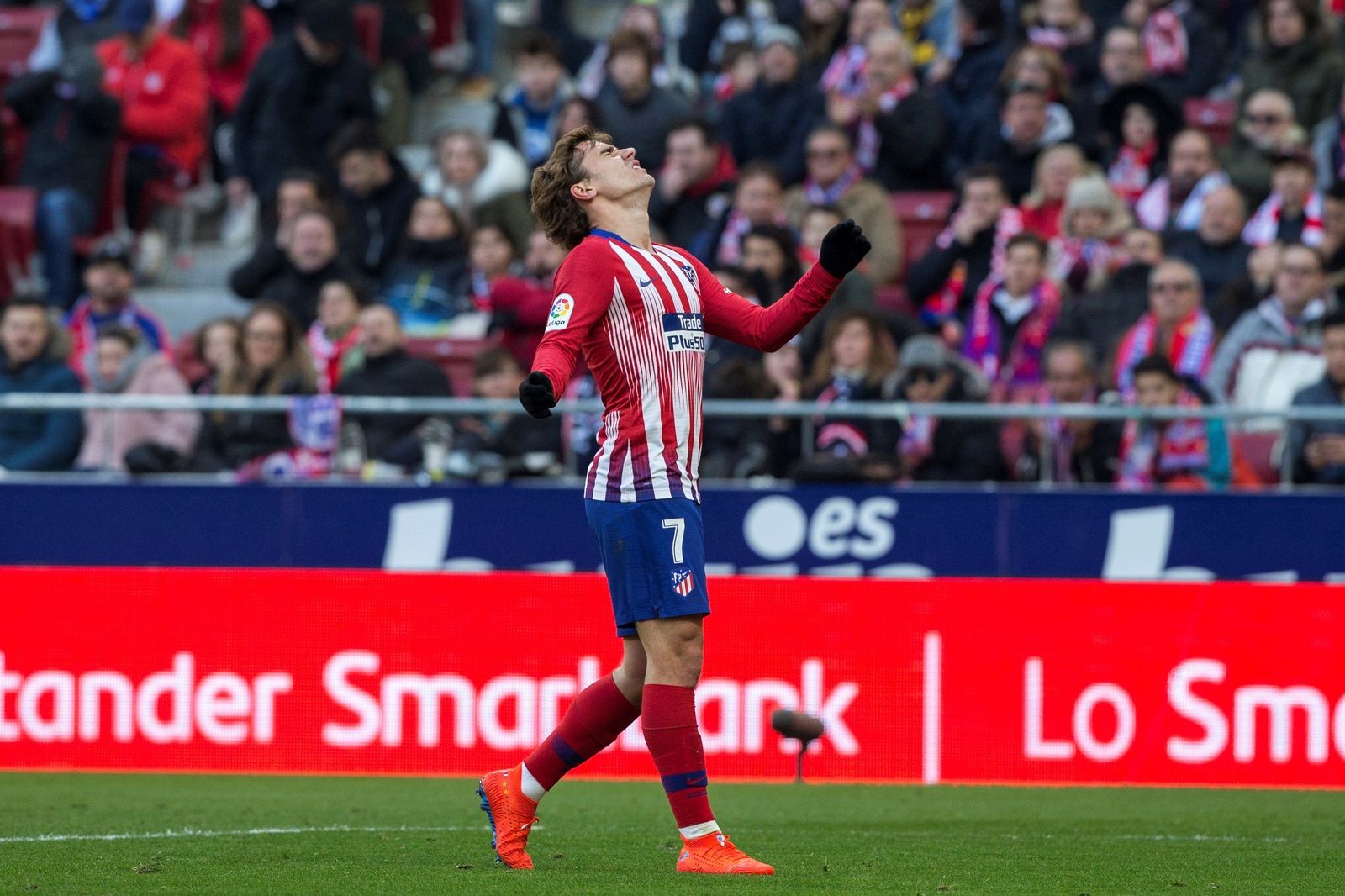 El Atlético de Madrid-Levante, en imágenes