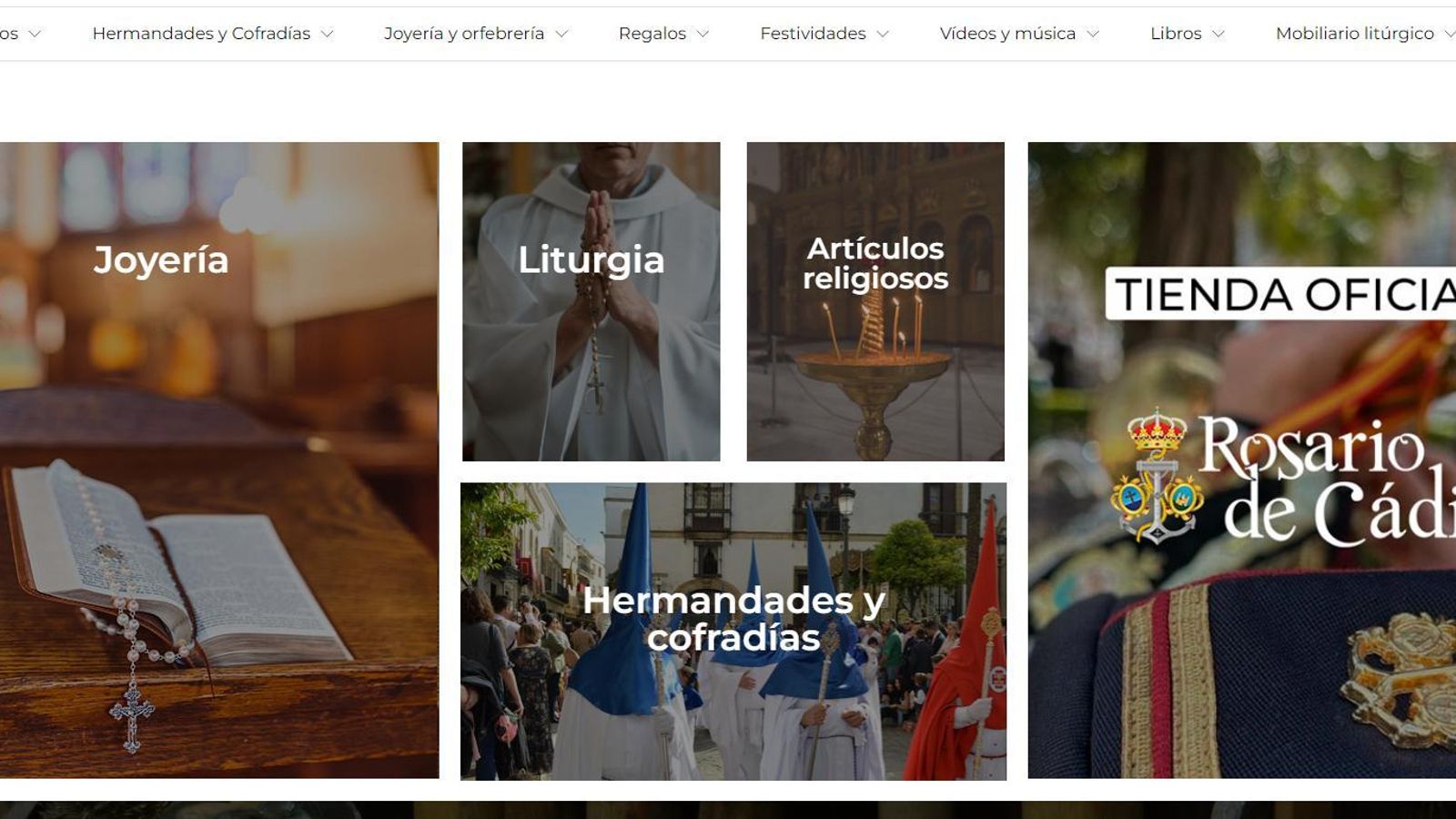 Portada de la página web de Parasceve