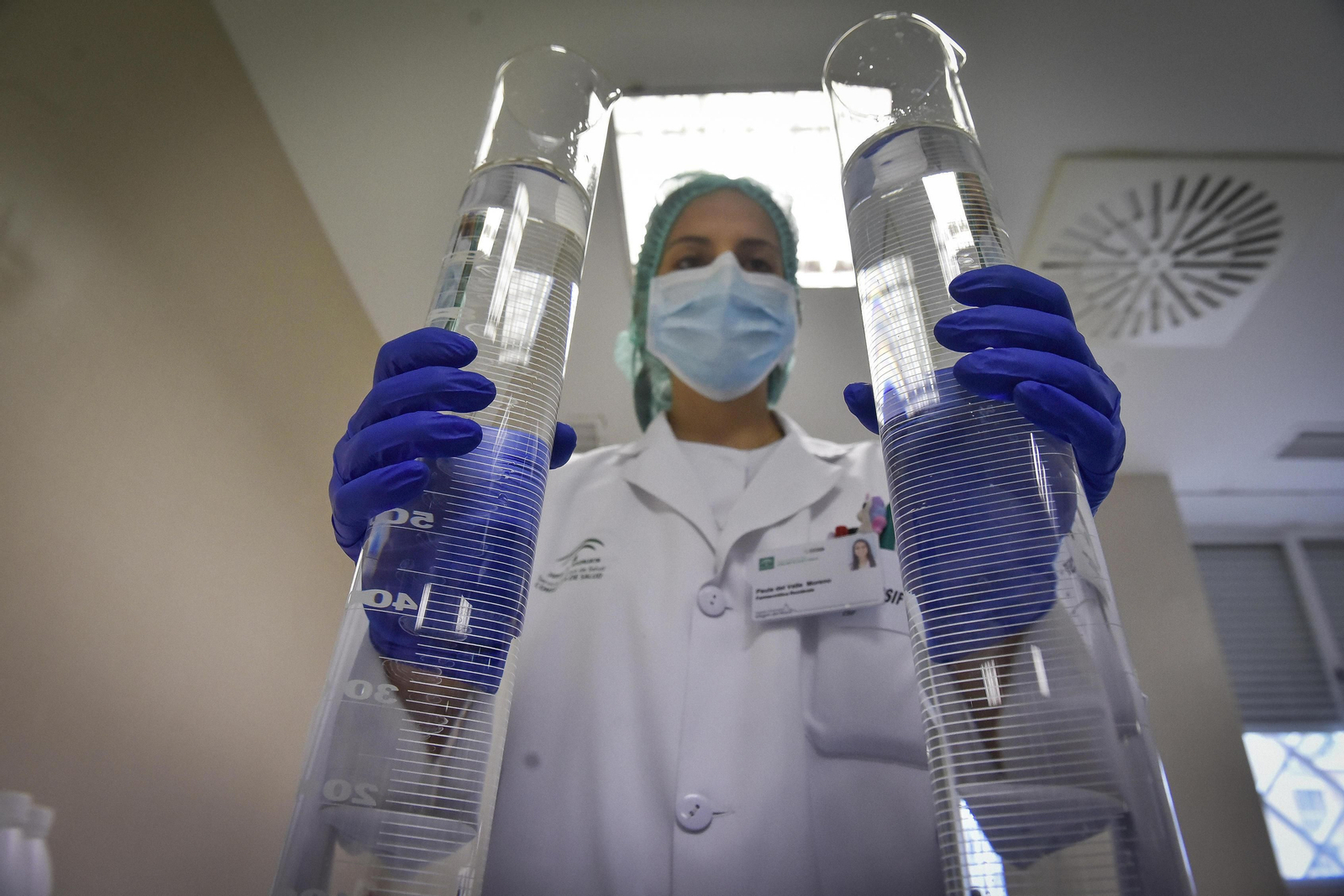 Imagen de un laboratorio donde se elaboran fármacos.