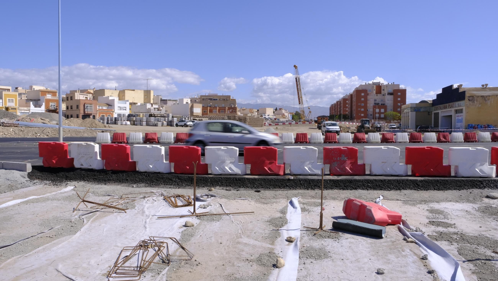 Las obras del soterramiento en Almería, en imágenes