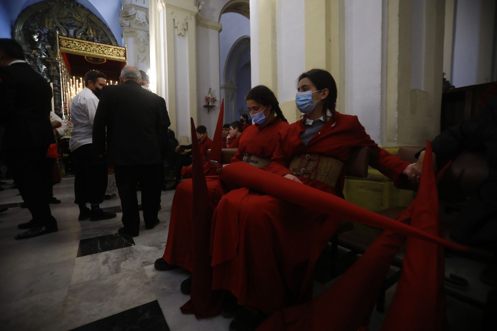 El Buen Suceso suspende su procesión del Martes Santo, en imágenes