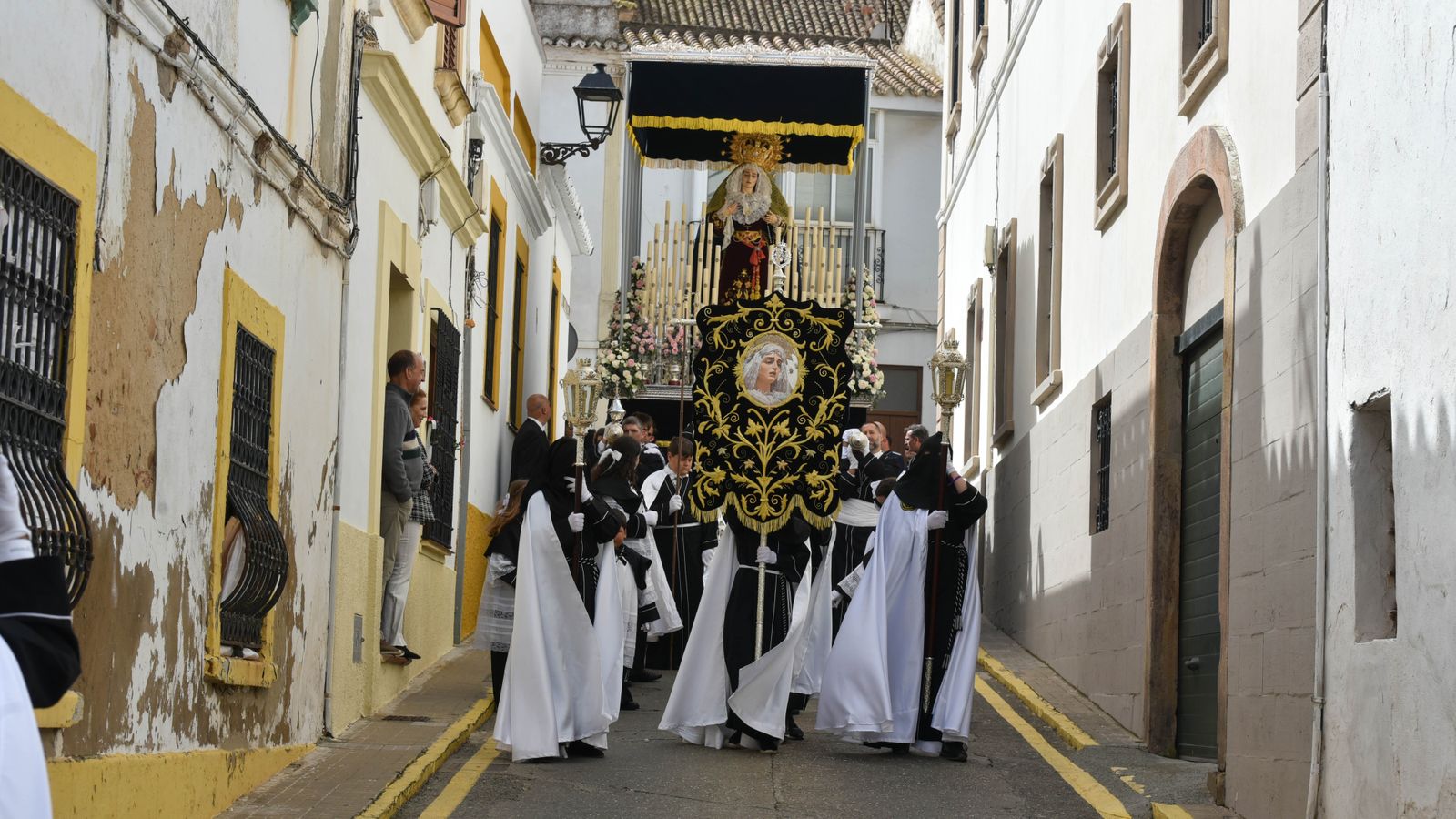 Fotos del Jueves Santo en San Roque: La Buena Muerte y Amargura