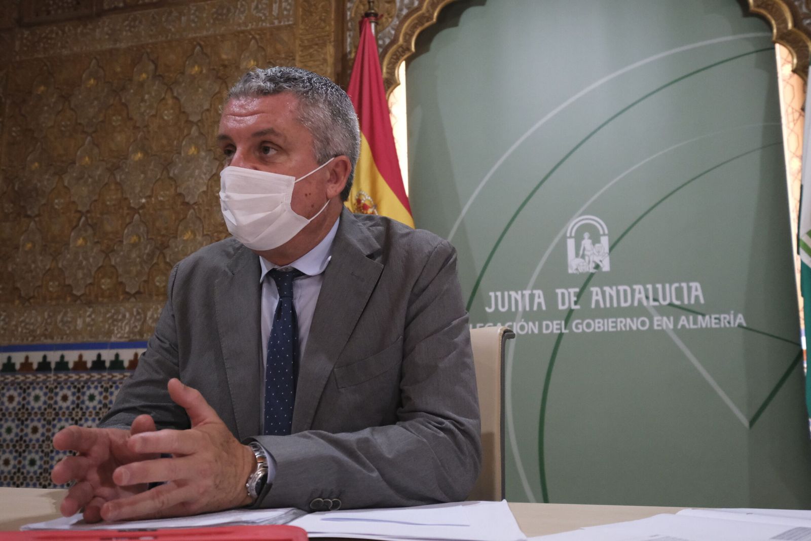 El delegado de Salud en Almería, Juan de la Cruz Belmonte Mena.
