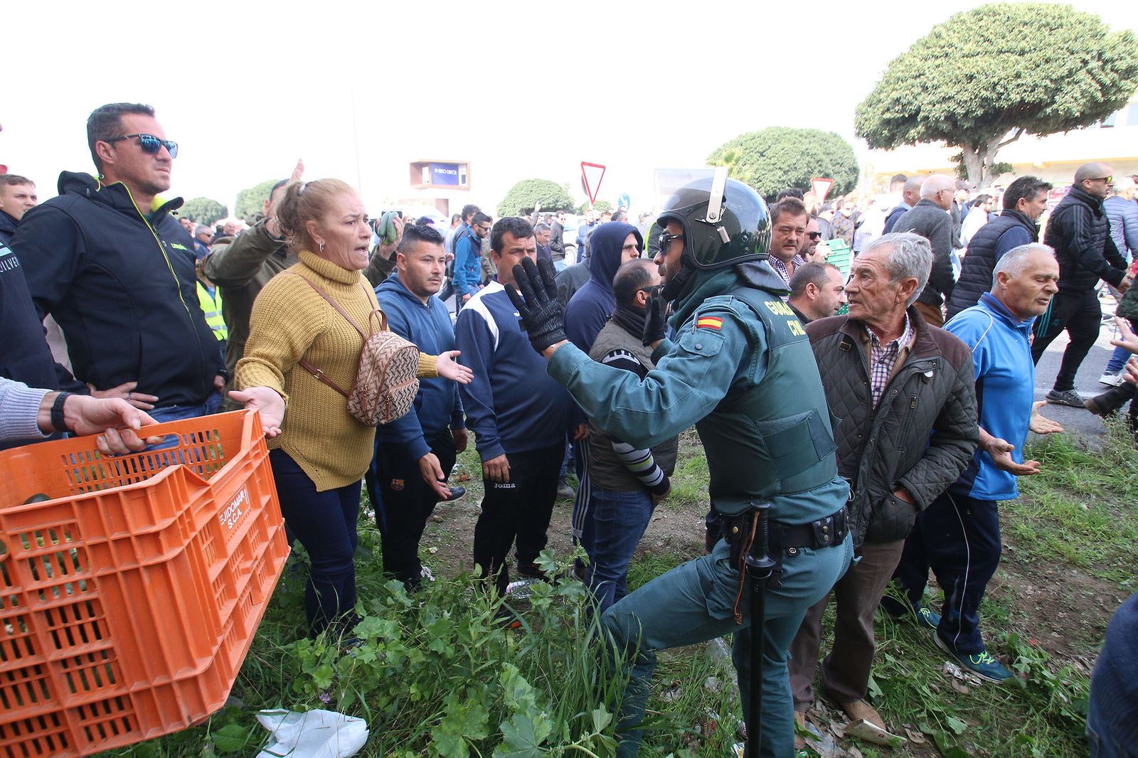 Las imágenes de la manifestación de agricultores