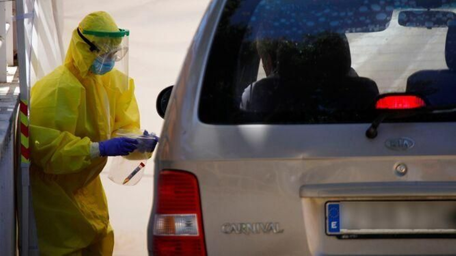 Punto Auto-Covid en la provincia onubense.