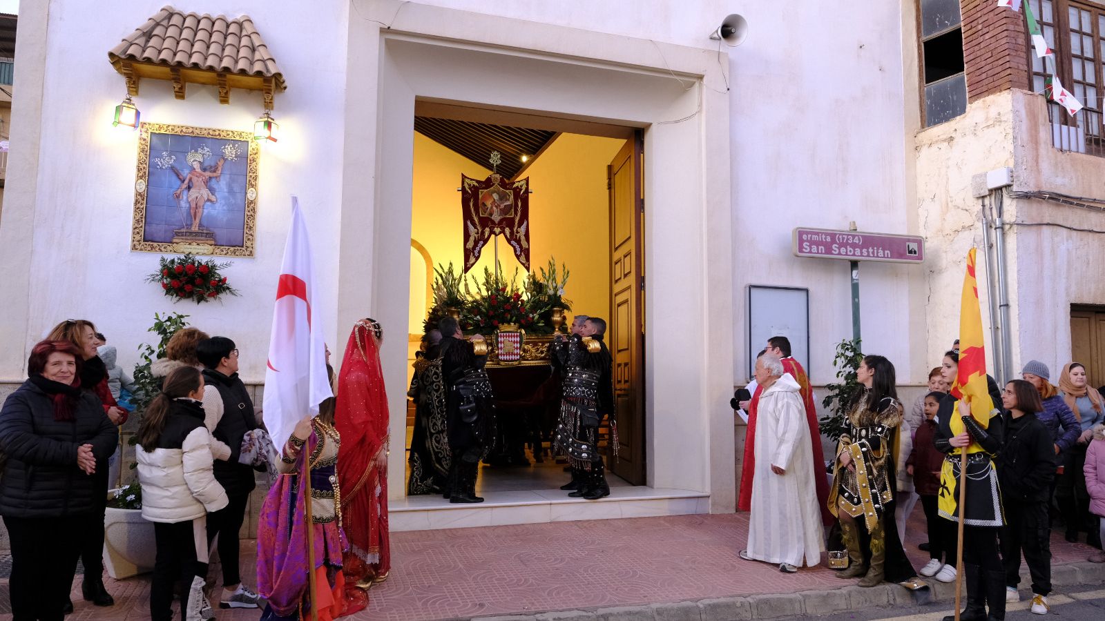 Salida del estandarte