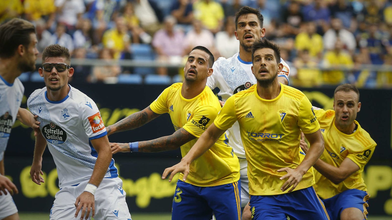 Las fotos del partido Cádiz CF - Deportivo de la Coruña