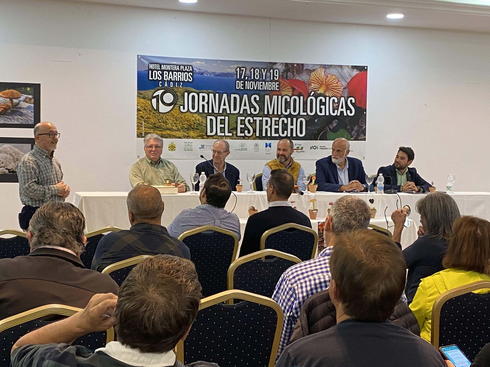 La inauguración de las X Jornadas Micológicas del Estrecho.