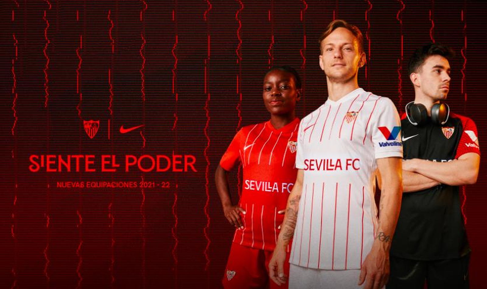 Las nuevas camisetas del Sevilla para la temporada 21-22.