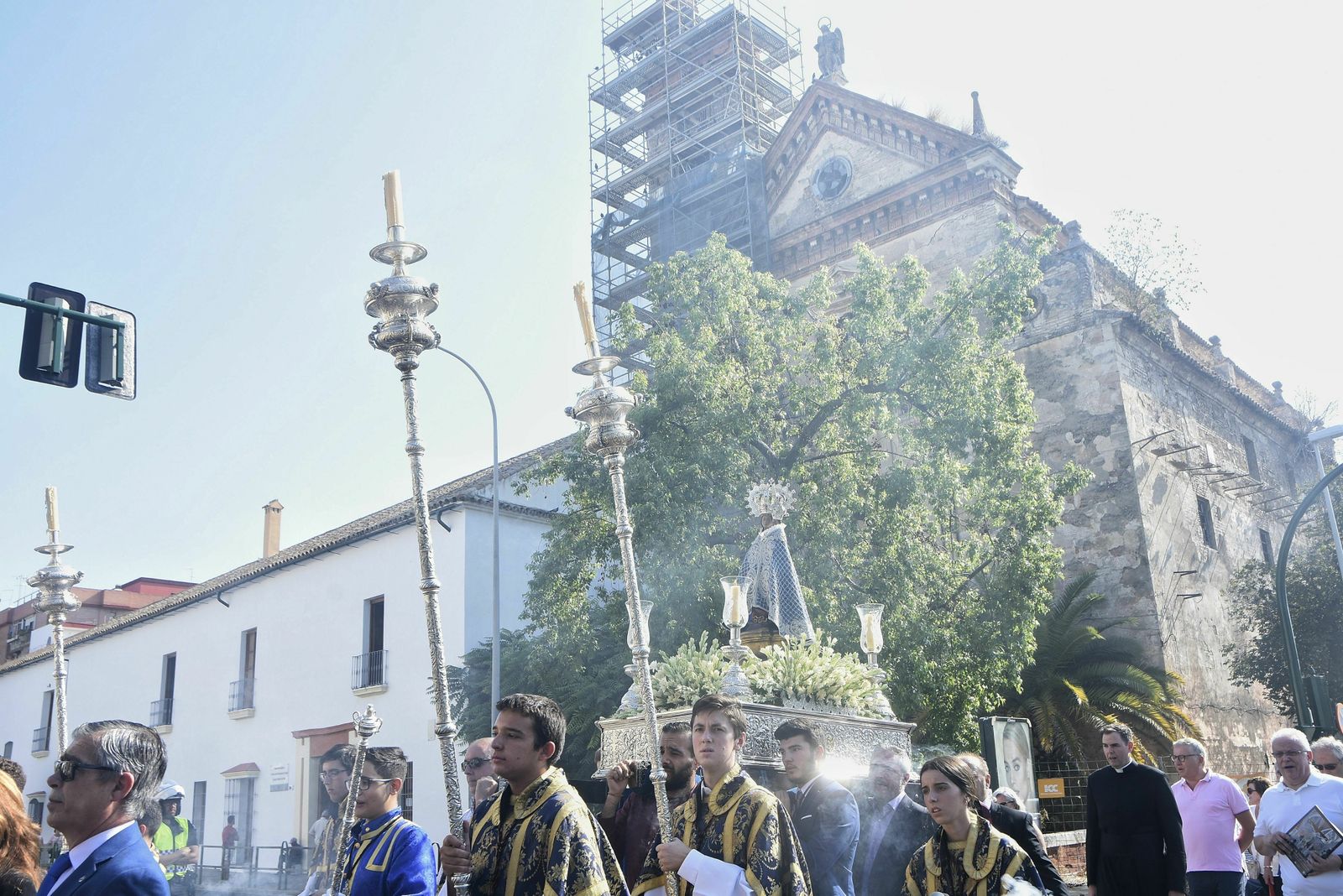 El primer traslado de la Fuensanta en el 25 aniversario de su Coronación, en fotografías