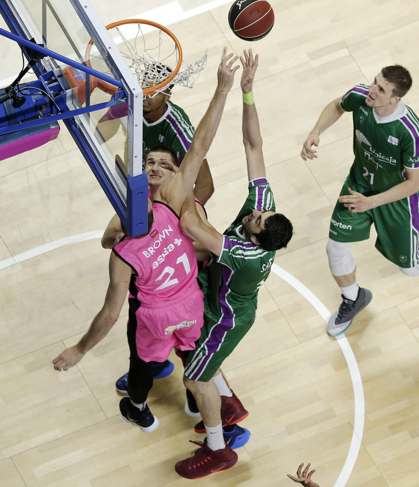 Los cinco años de Adam Waczynski en el Unicaja, en fotos