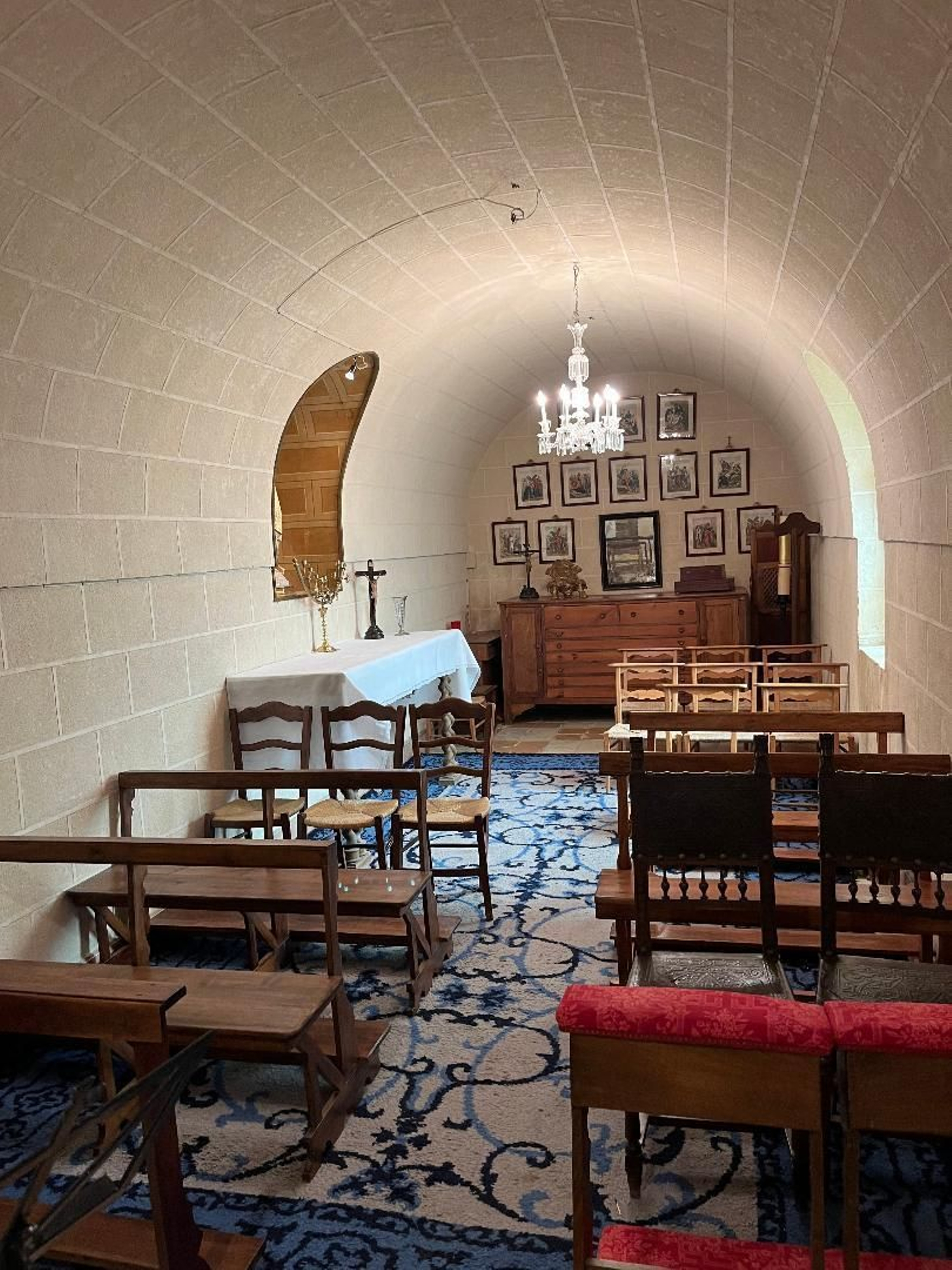 Otra imagen de la capilla.