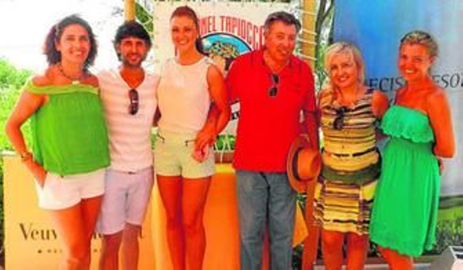 Silvia Peris, Arcángel, Enrique de Miguel, Carmen Borja y Nerea Echevarría, tras el torneo.