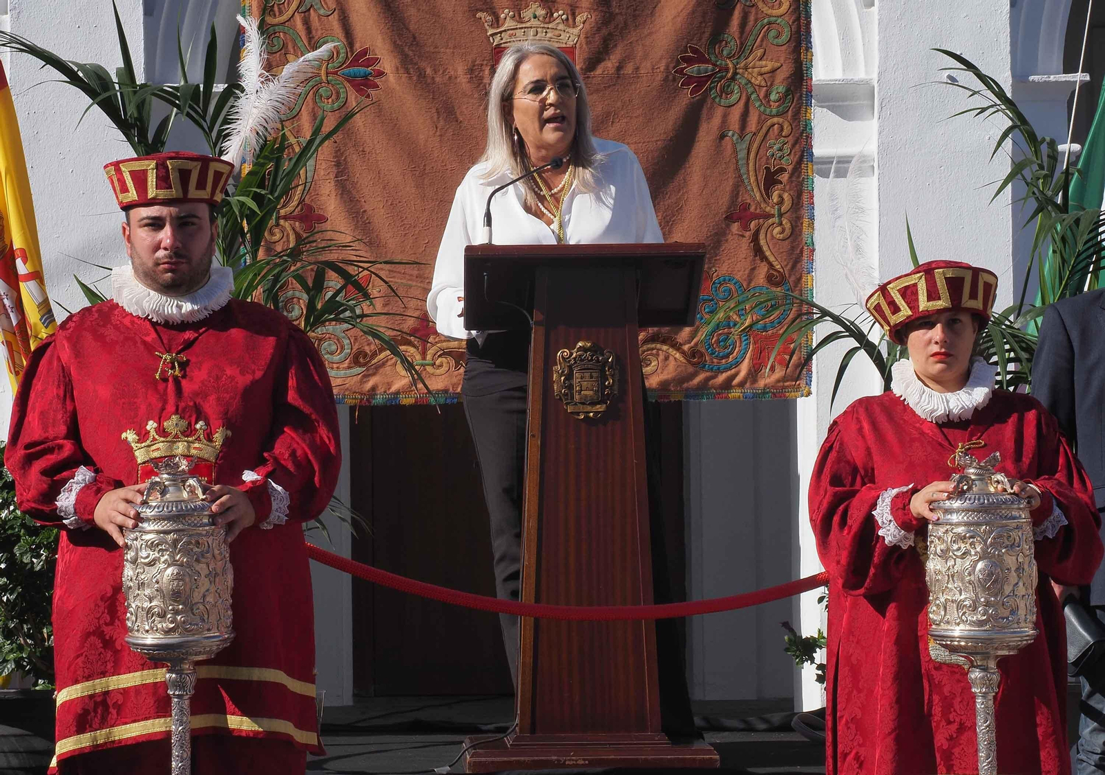 Imágenes del inicio de la Feria de Octubre en Cartaya