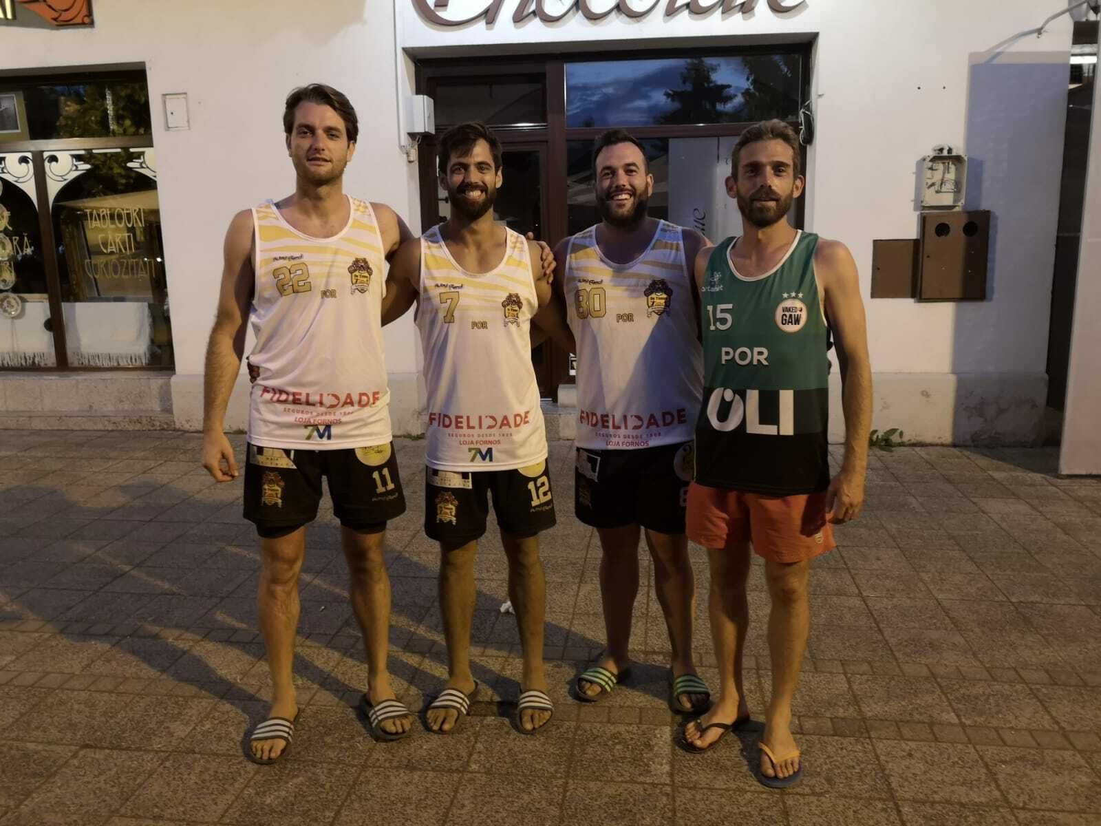 Ramón Fuentes, Gonzalo Cervera, Pedro Soria y Raúl Sánchez, en Rumanía