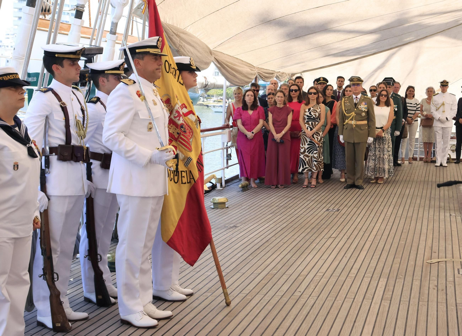 Las imágenes de la parada del 'Juan Sebastián de Elcano' en Cartagena de Indias (Colombia)