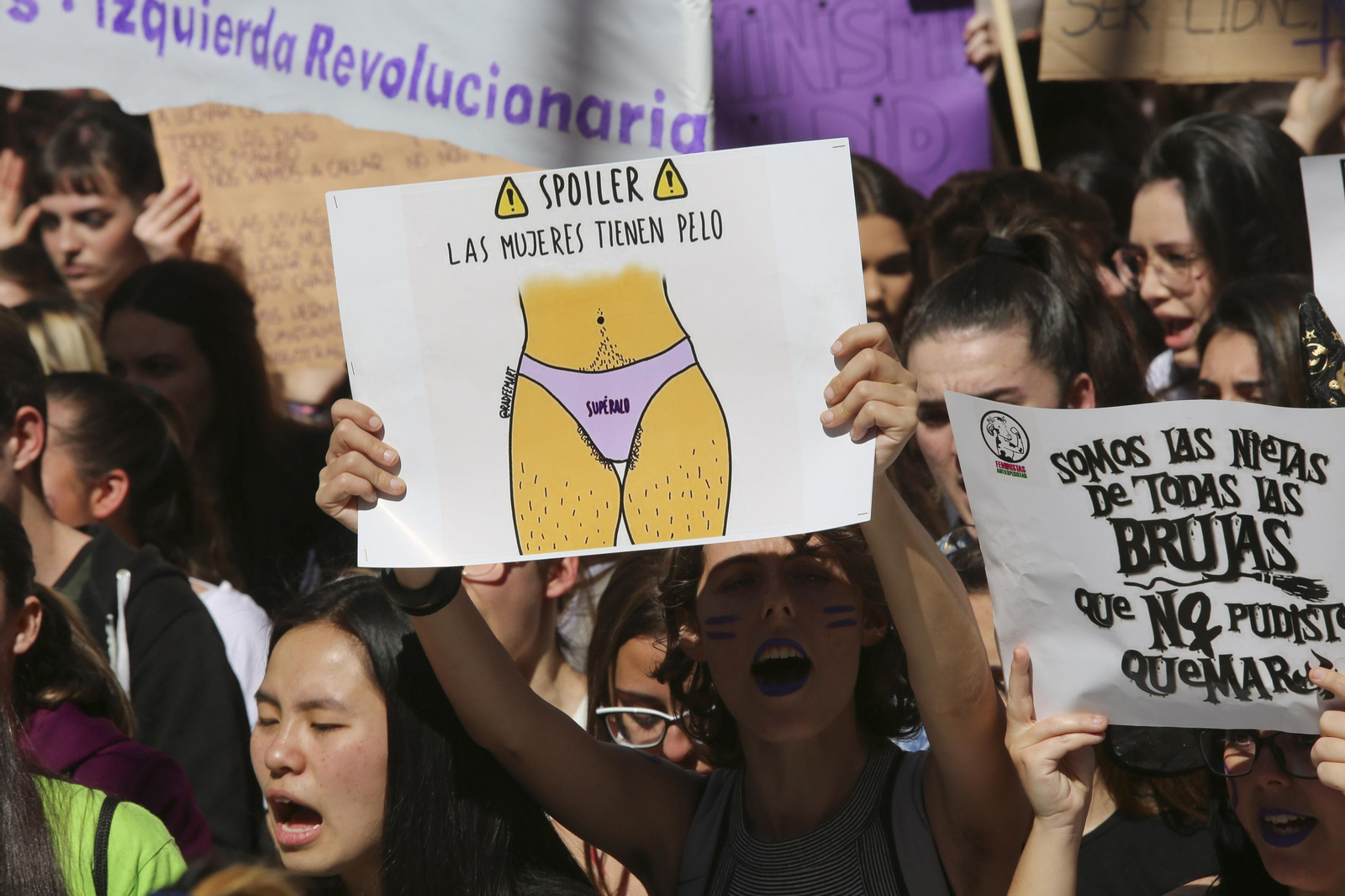 8M Día de la Mujer. Concentración en la Plaza de la Constitución