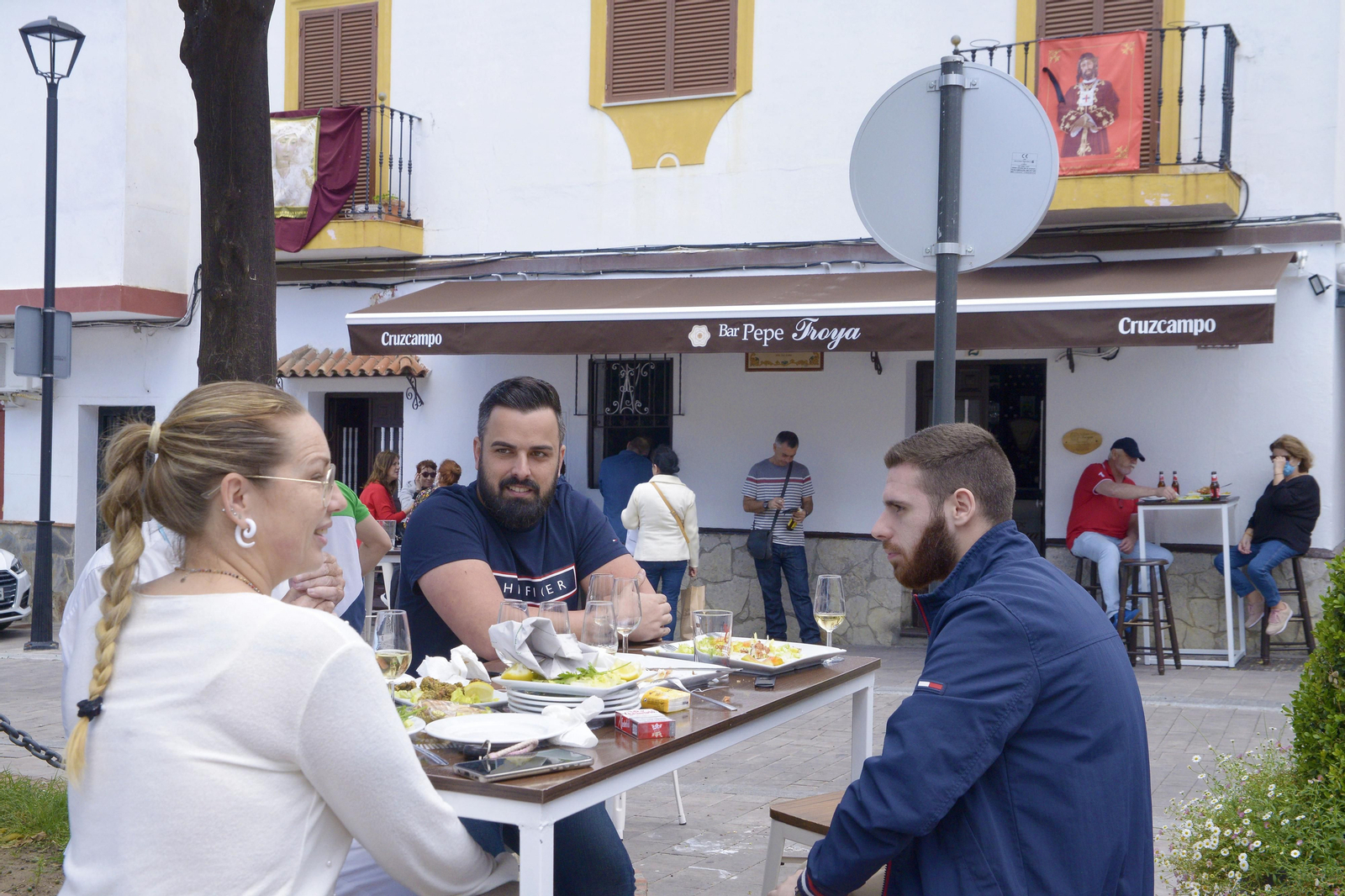Terrazas  de Algeciras en la fase 1 despues del confinamiento