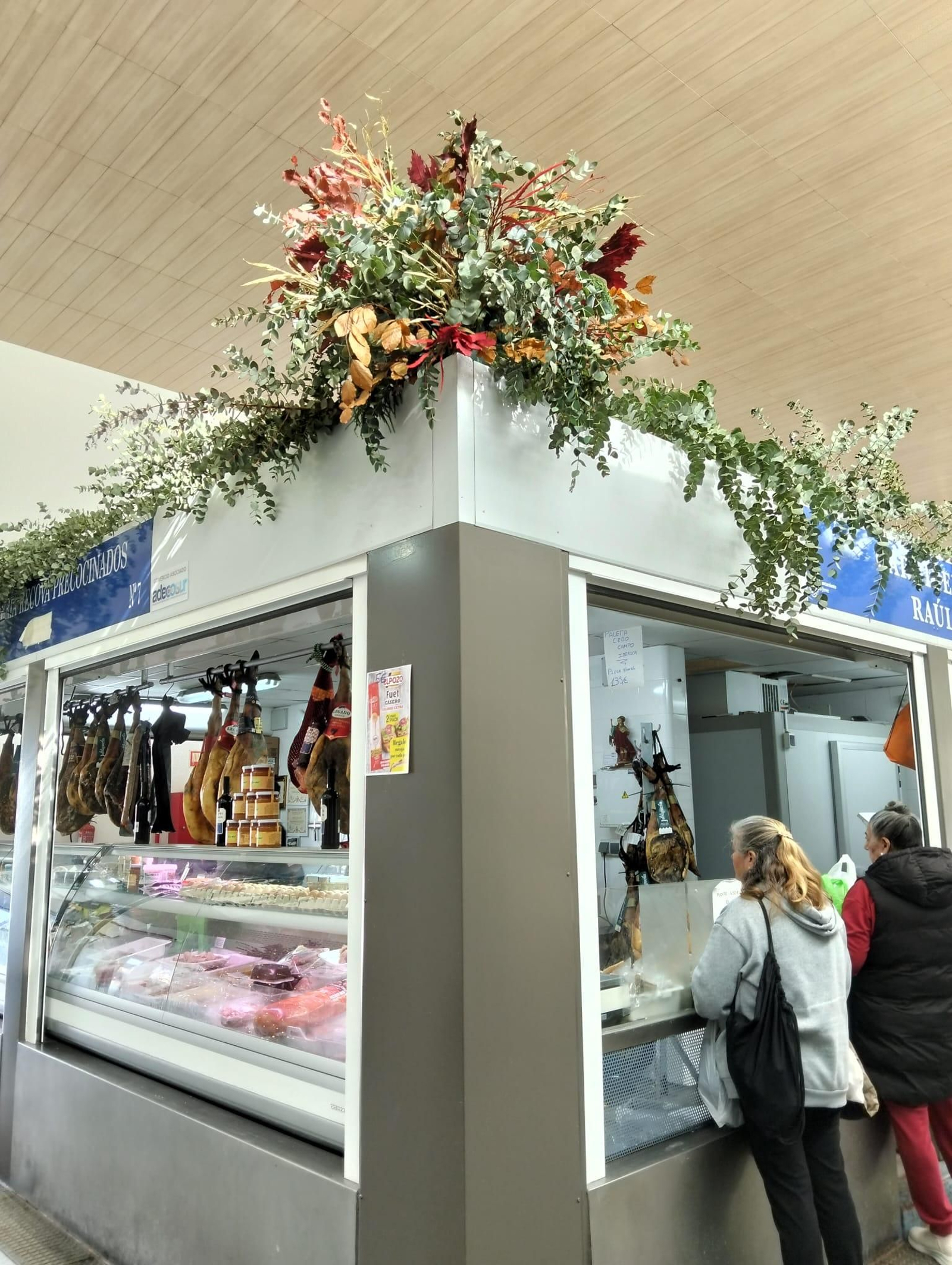 Una imagen de la decoración del Mercado de Federico Mayo.