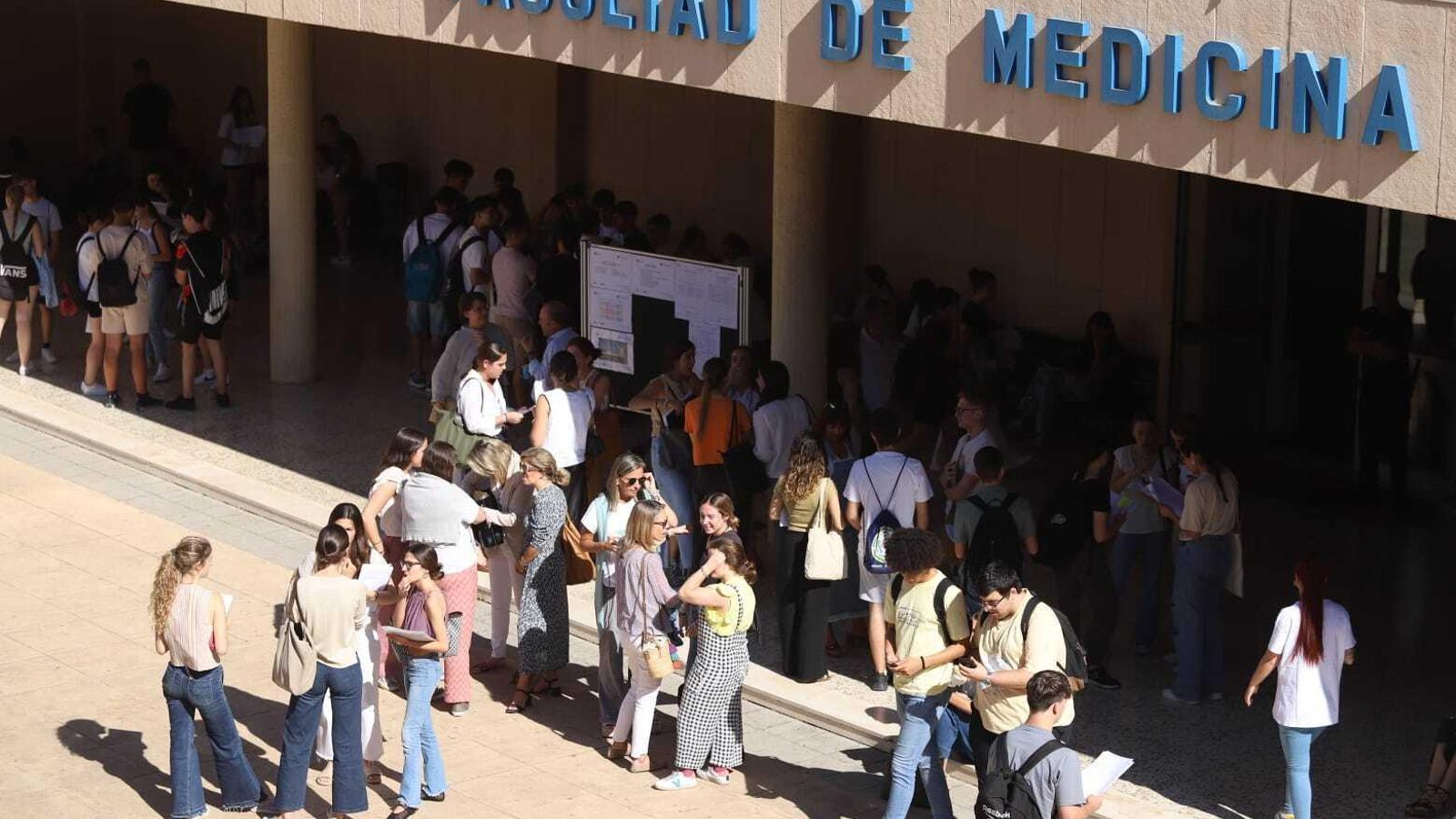 La Facultad de Medicina, una de las sedes de la PEvAU en Málaga.