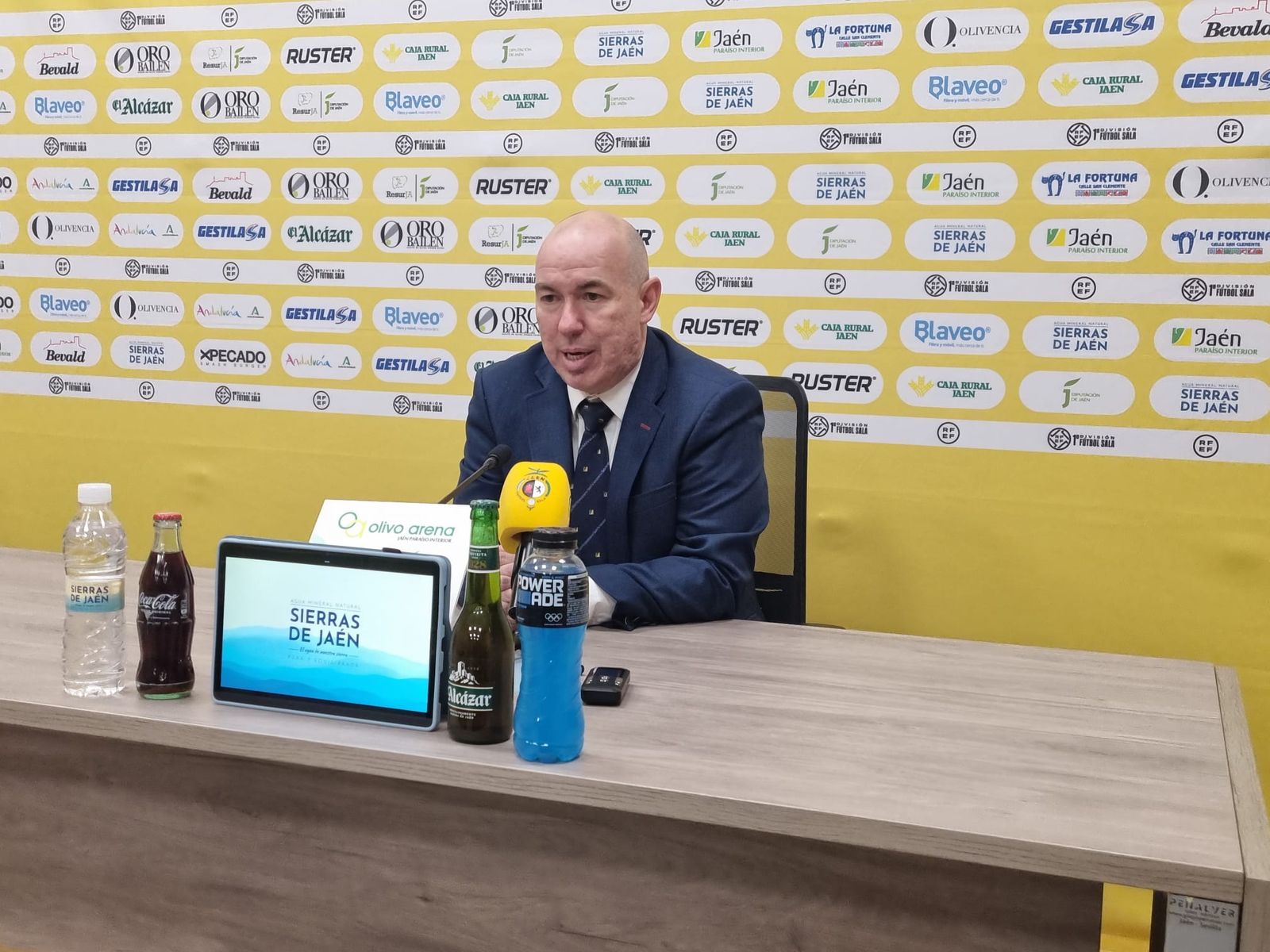 Dani Rodríguez, en rueda de prensa.