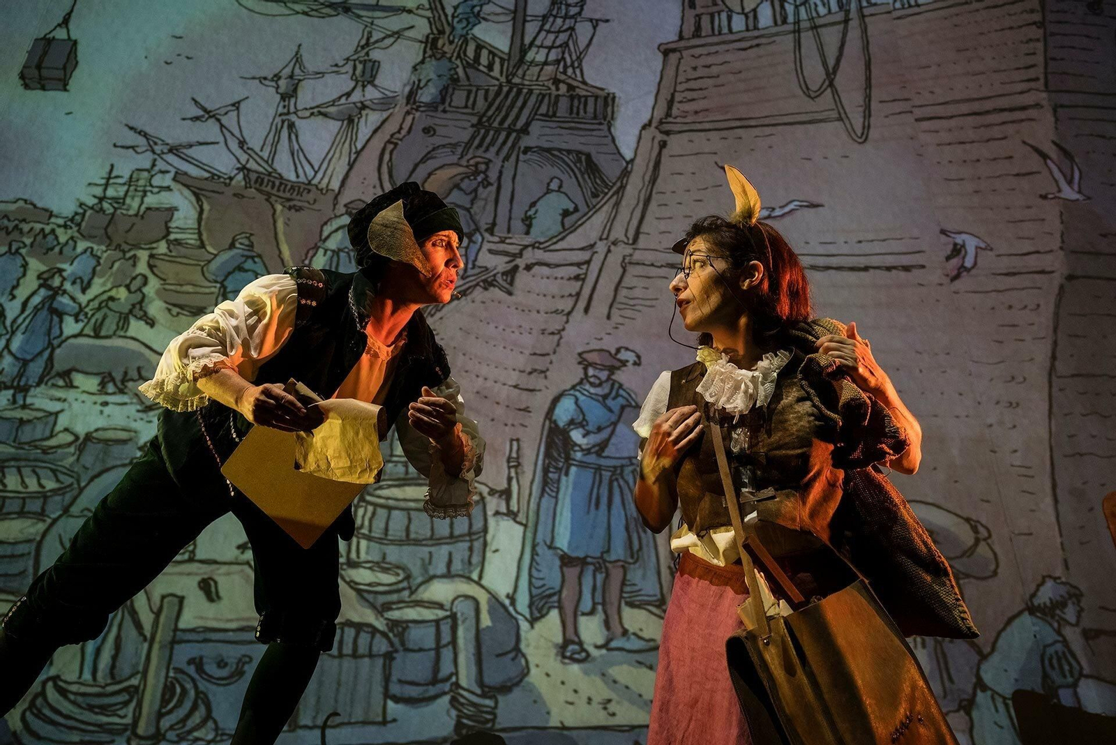 'A bordo de la Victoria', teatro infantil en el Acuario de Sevilla