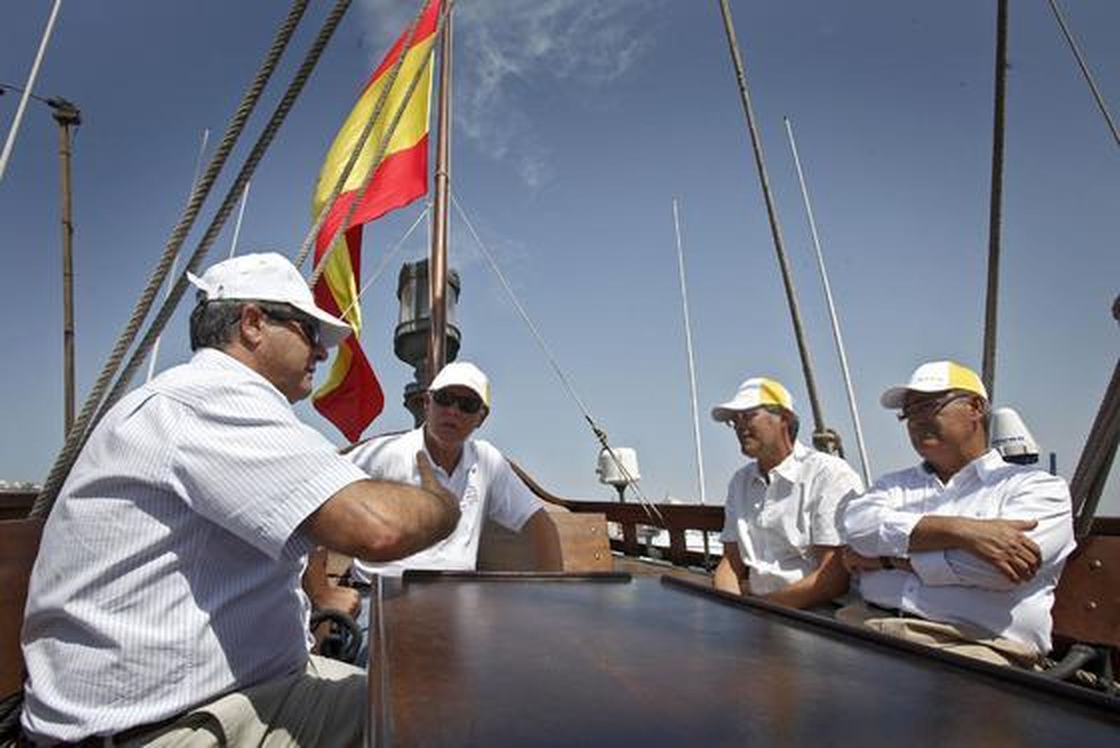 El galeón La Pepa inicia su travesía.   Fotos: /Jesús Marín