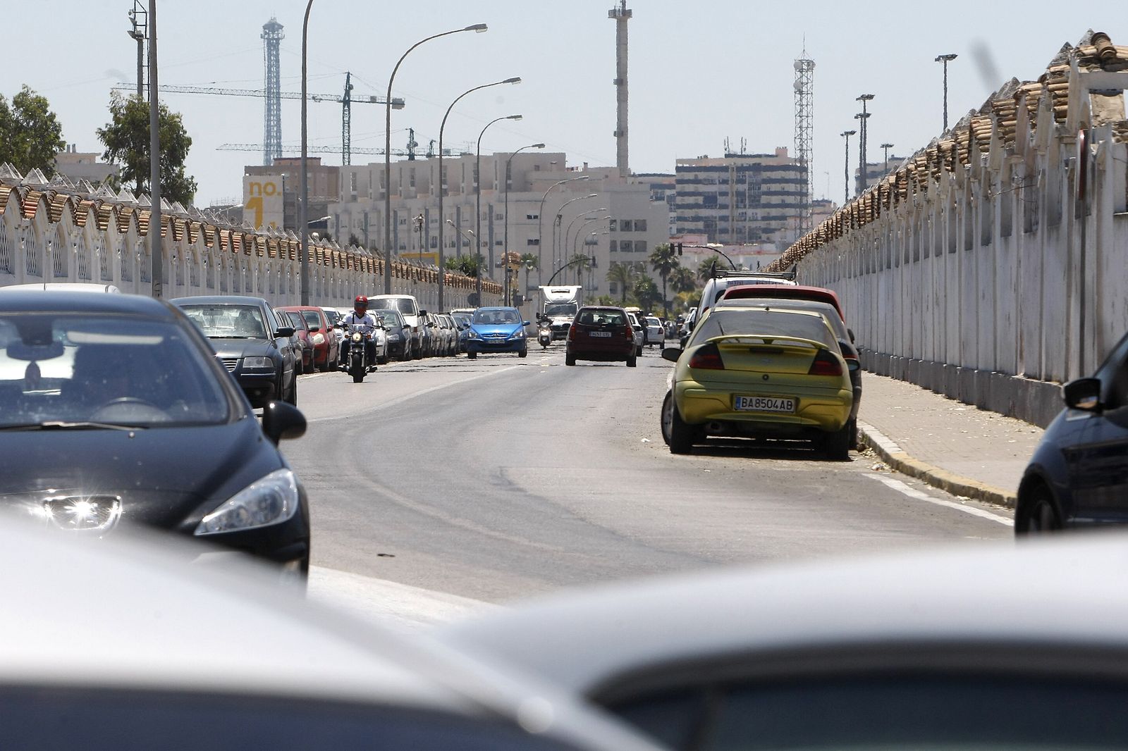 La Carretera Industrial de Cádiz, donde sucedieron los hechos.