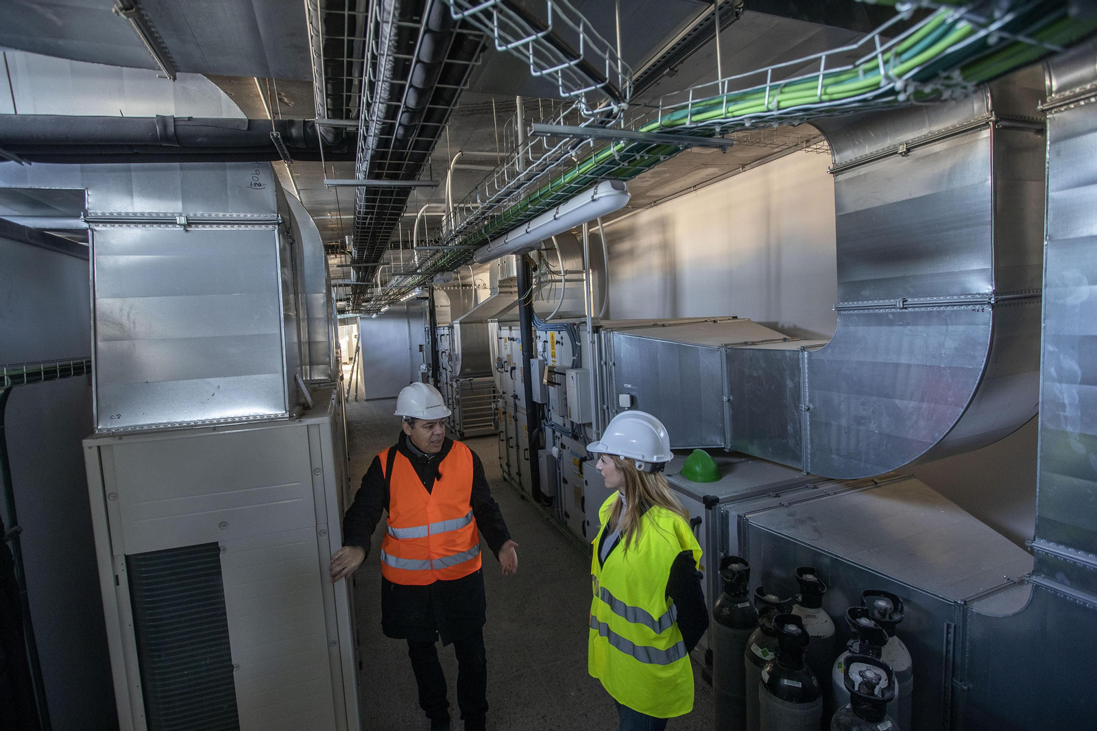 La parte 'oculta' de la rehabilitación, que además ha sido uno de los grandes retos: la planta técnica.