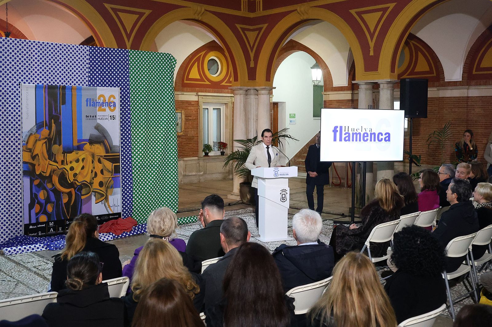 La presentación de la Pasarela Huelva Flamenca 2026, en fotografías