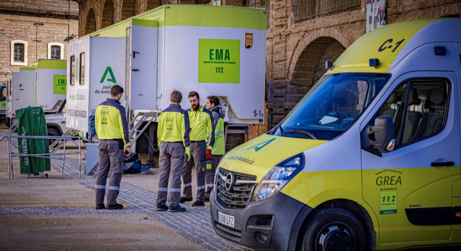 Simulacro de maremoti realizado en Cádiz durante el año pasado.