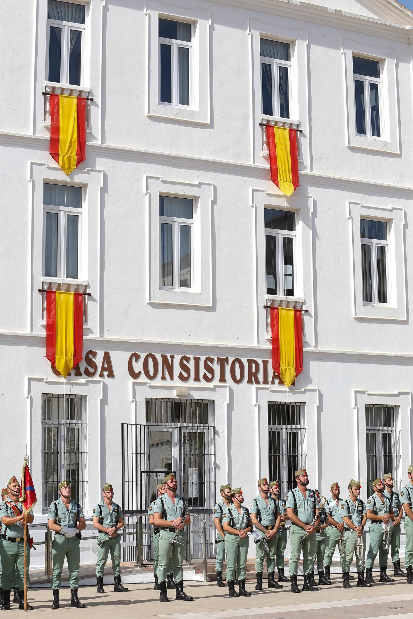 San Roque homenajea al Regimiento Pavía en su 30 aniversario, en imágenes