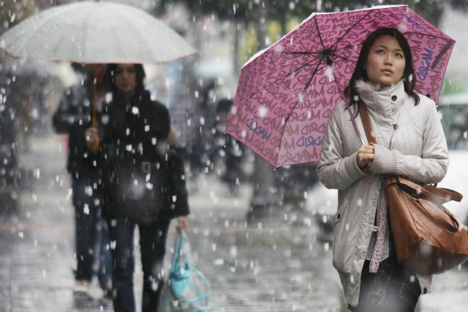 Imagen de archivo de una nevada.