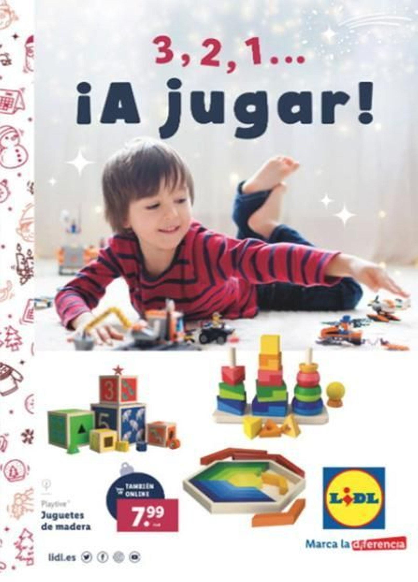 Portada del catálogo de juguetes de Lidl