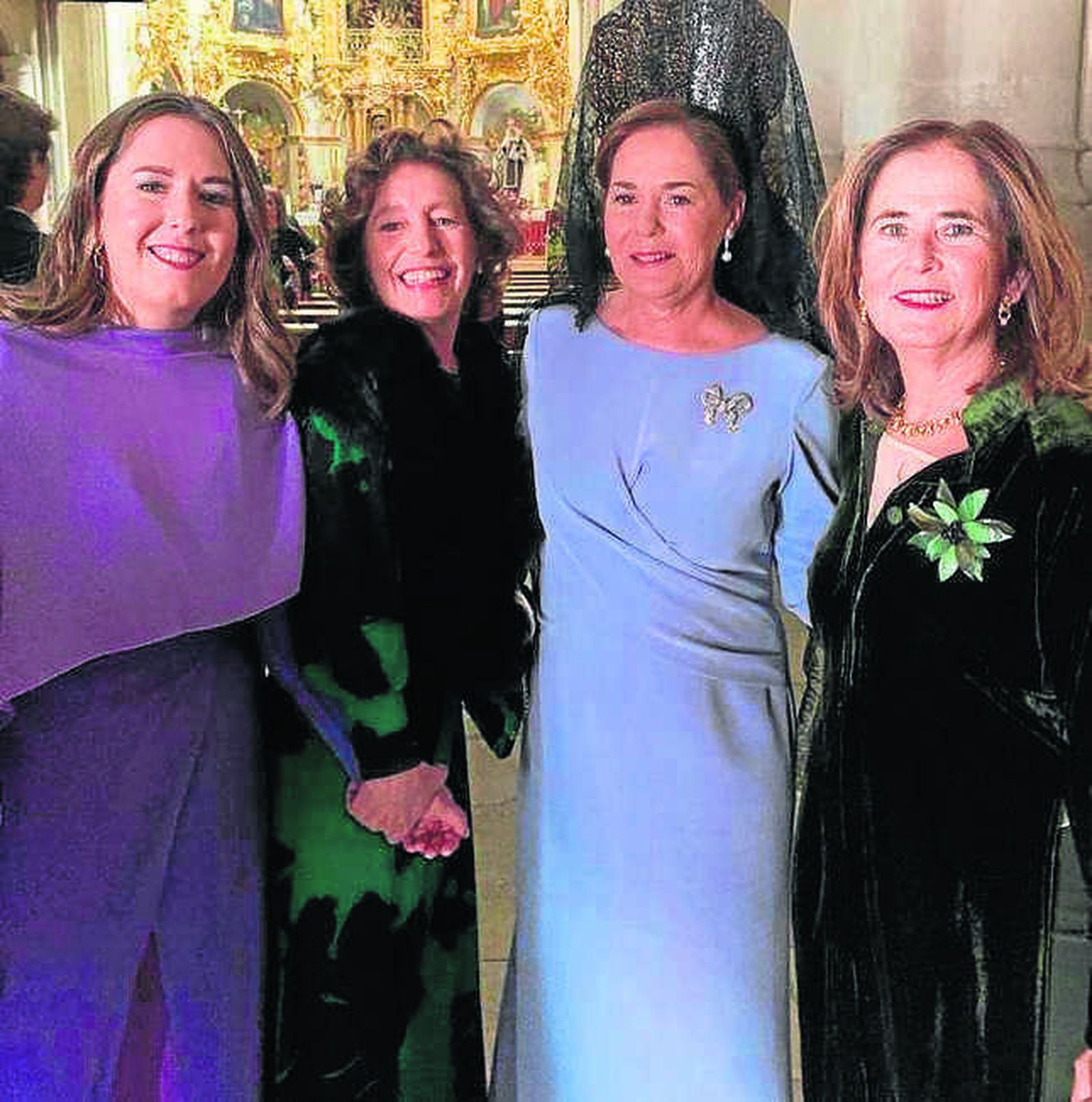 Macarena Pemán Guardiola, Blanca Halcón, Macarena Guardiola y Piluca Gayán.