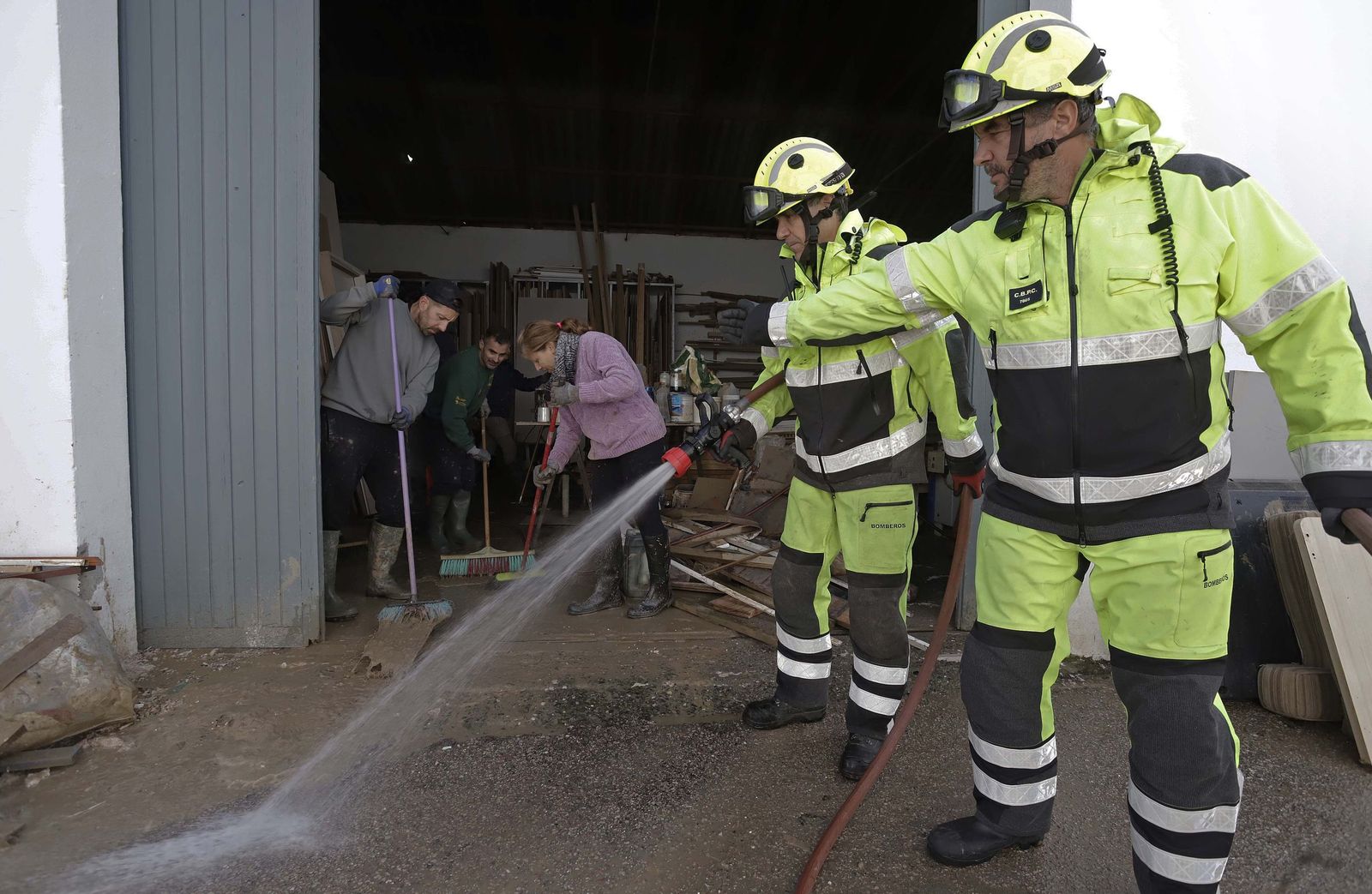 San Martín del Tesorillo después de la borrasca Marta, en imágenes
