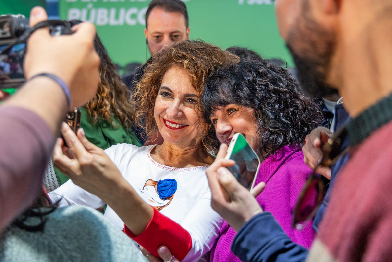 Acto en defensa de los servicios públicos para celebrar el 28F en Jaén