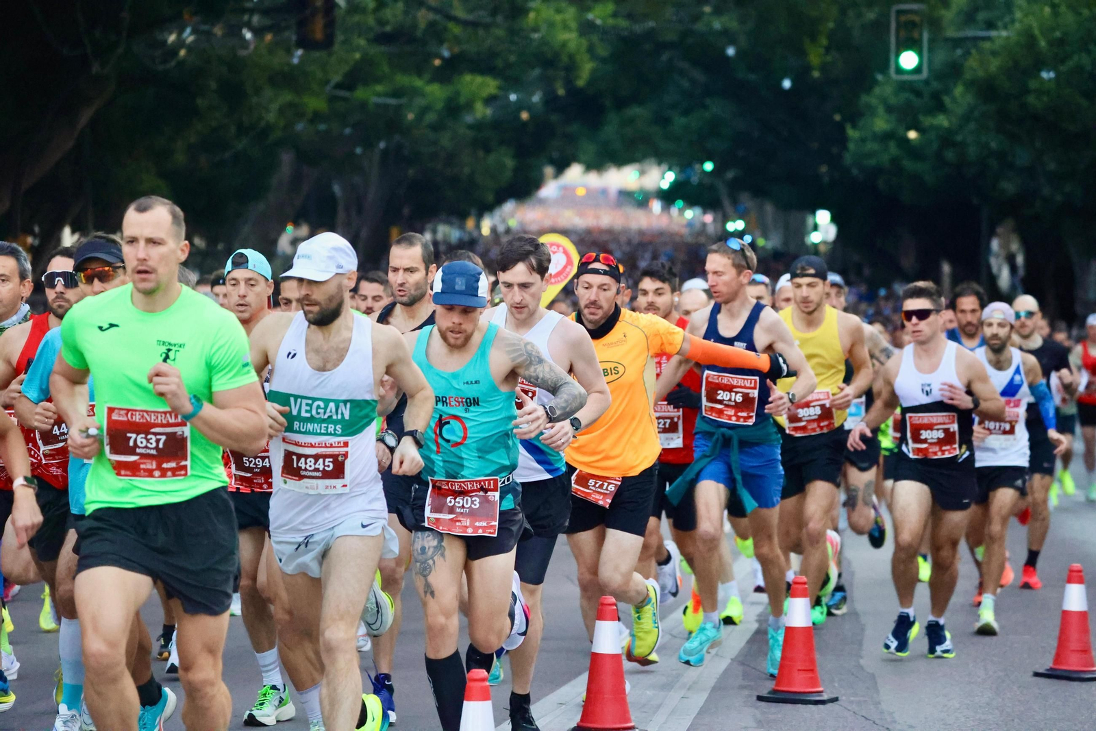 Las mejores fotos de la Maratón de Málaga 2024