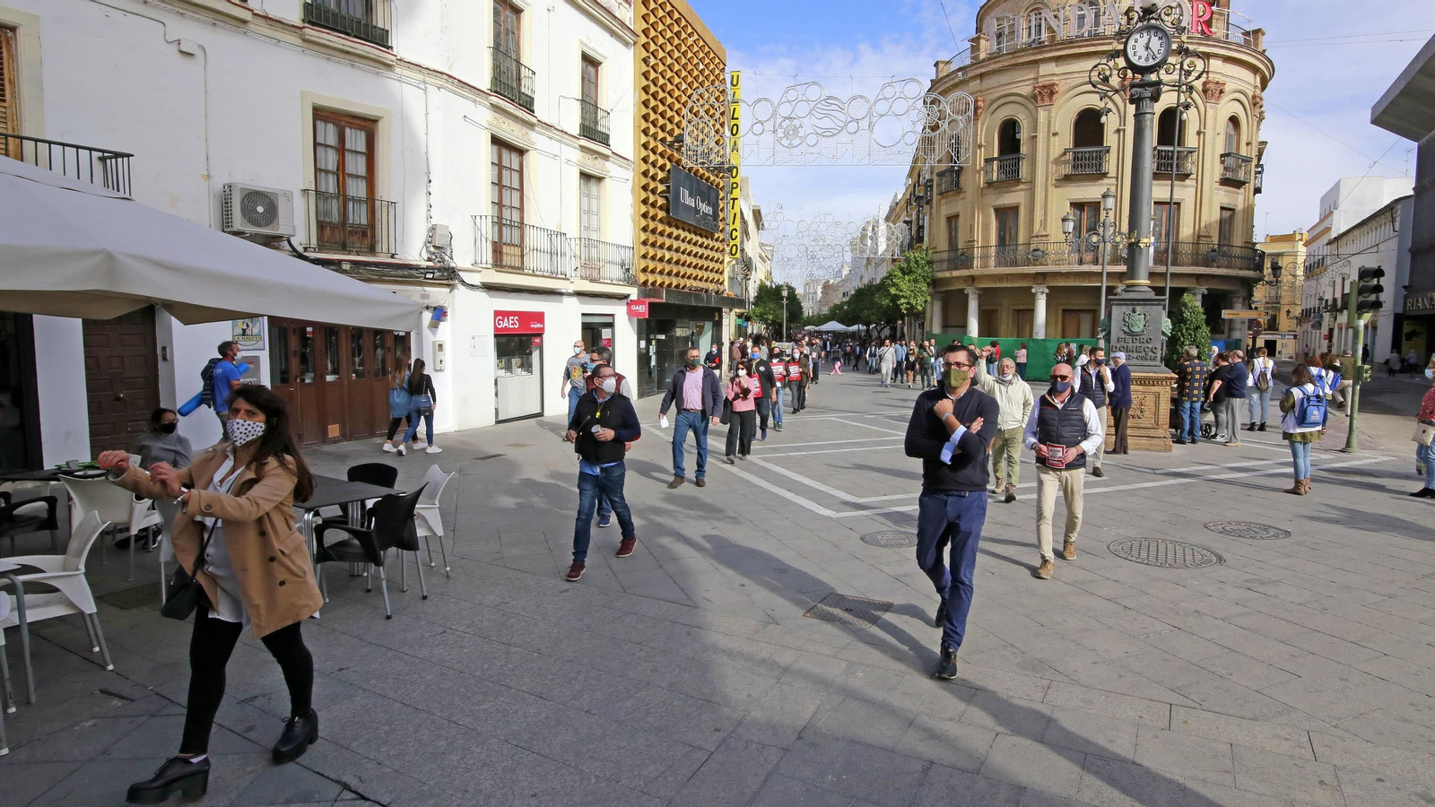 Imágenes de la concentración de hosteleros