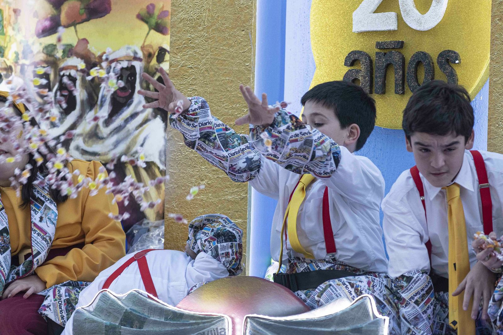 La Cabalgata de los Reyes Magos de Sevilla, en imágenes