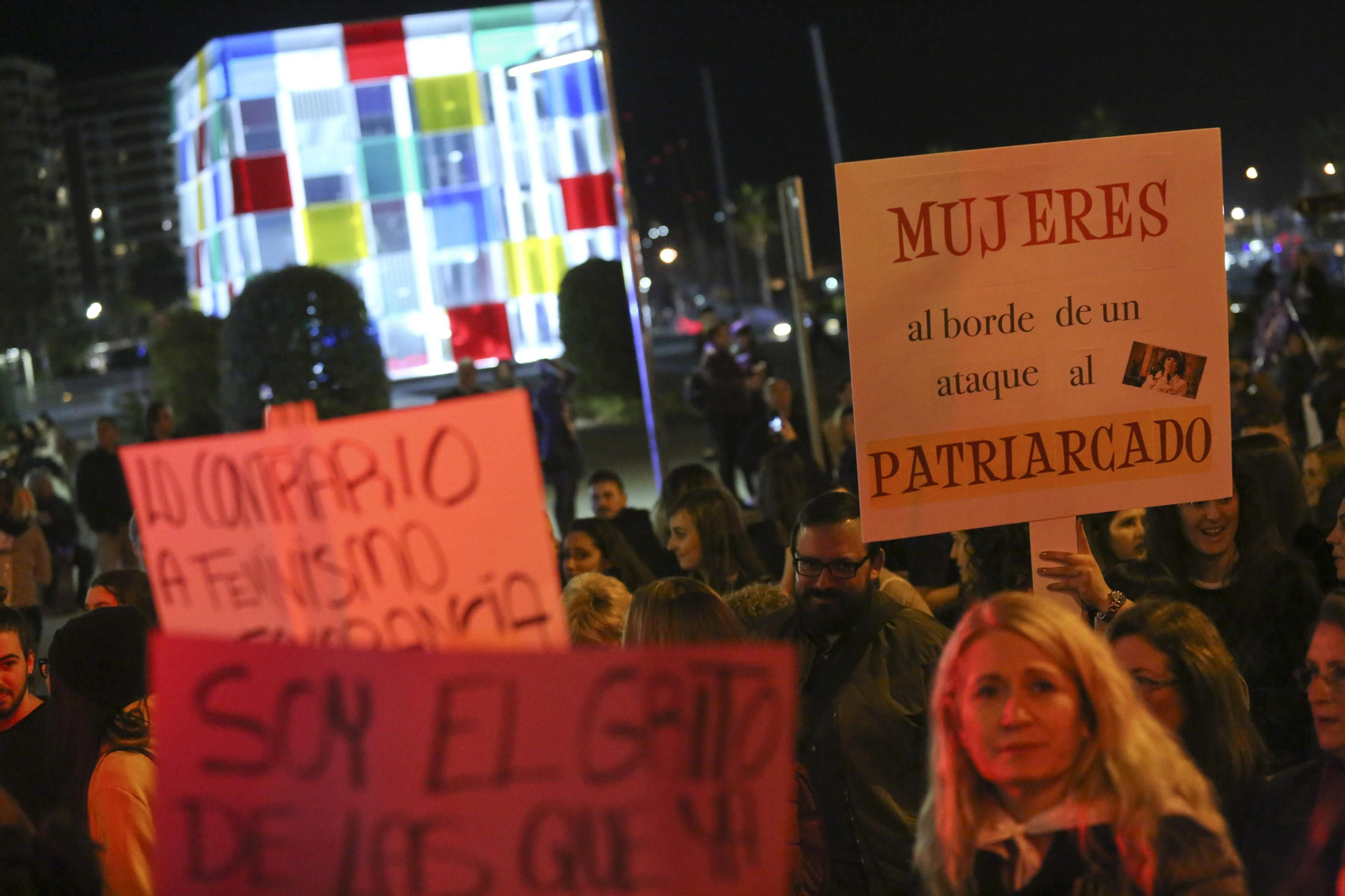 Las imágenes de la manifestación del Día de la Mujer en Málaga