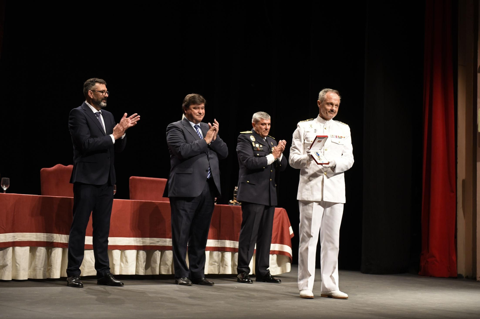 Imágenes del acto del Día de la Policía Local de Huelva