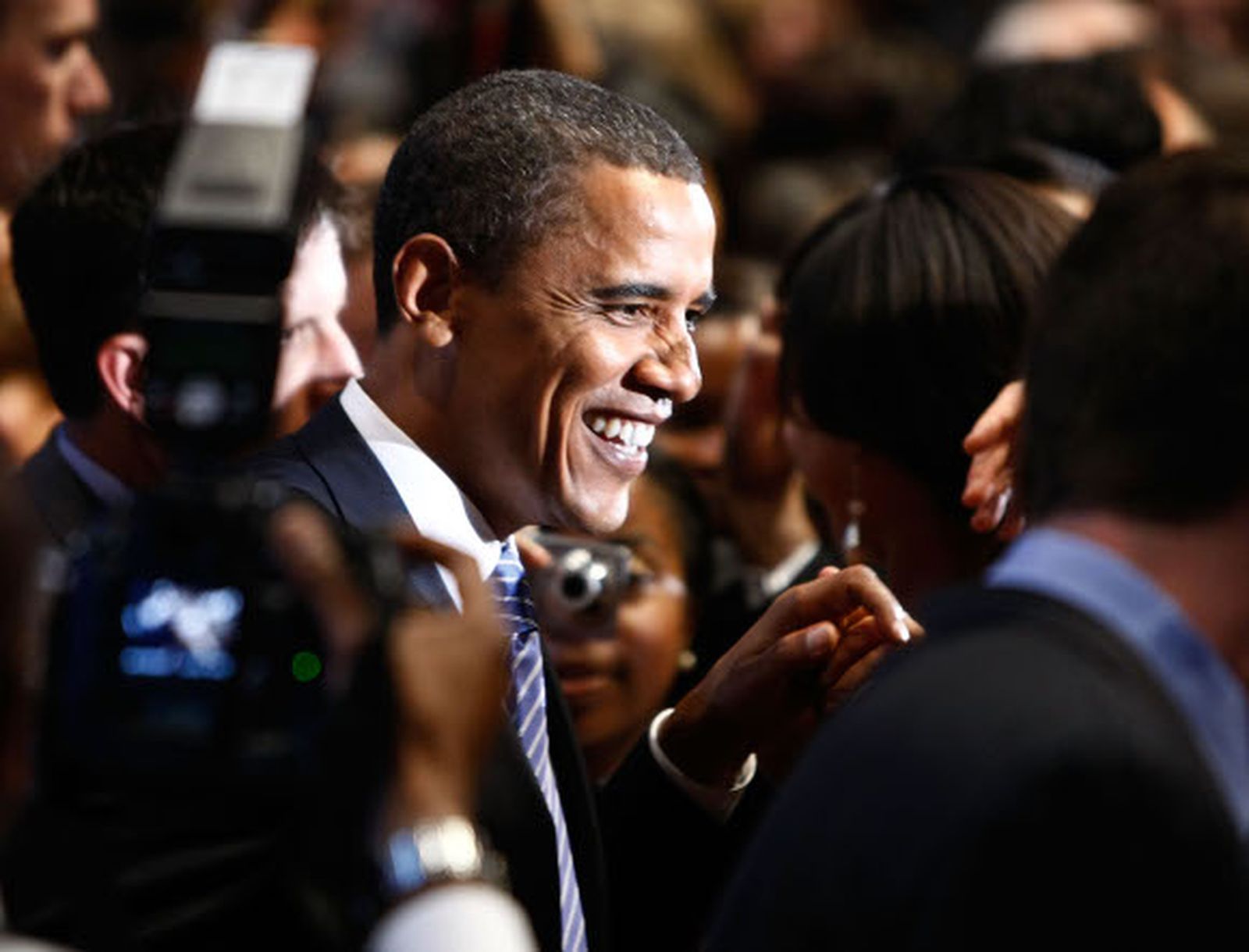 Obama aventaja a McCain en nueve puntos tras la tormenta en Wall Street