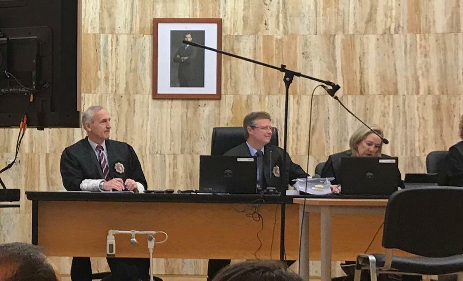 El magistrado José María Sánchez Jiménez preside el juicio del caso Serrallo