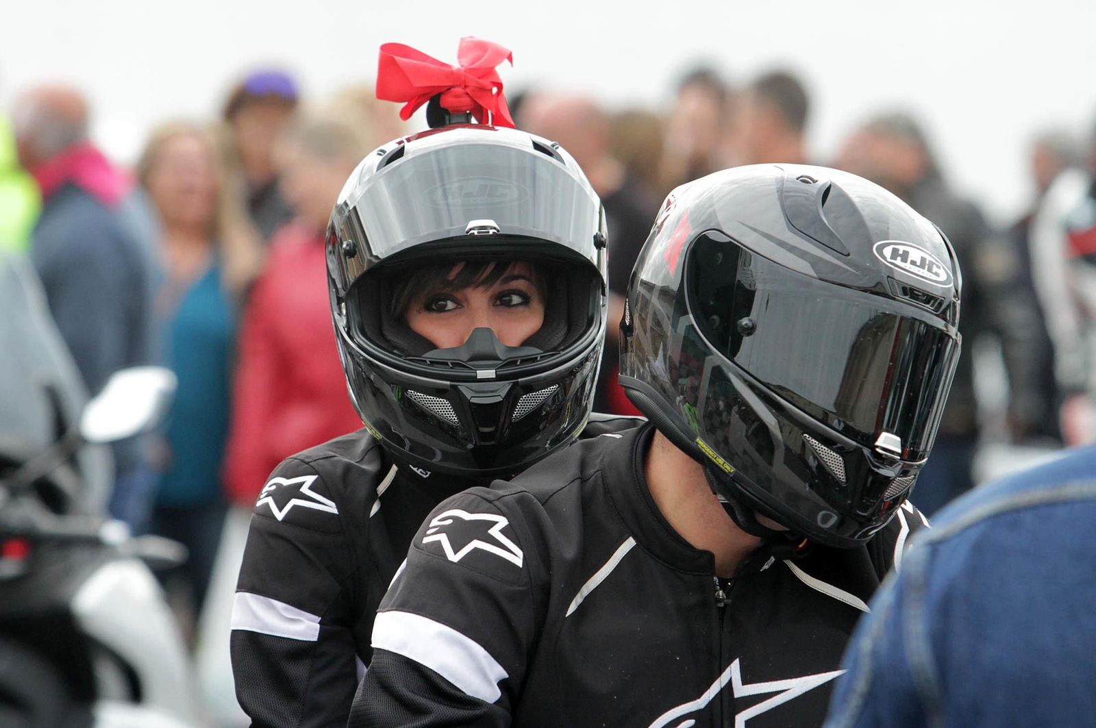 Imágenes  de la II Ruta Solidaria en Moto organizada por CSIF en beneficio de Cruz Roja