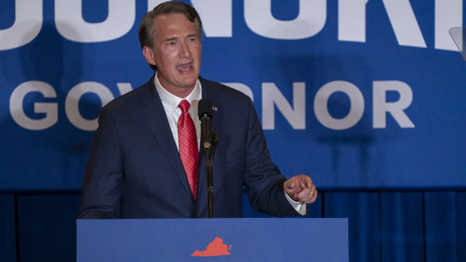 El candidato republicano en Virginia, Glenn Youngkin.