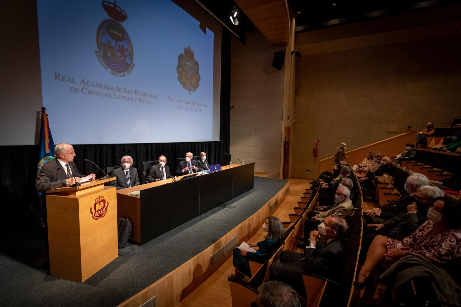 Un acto de la Academia de San Romualdo en 2022.